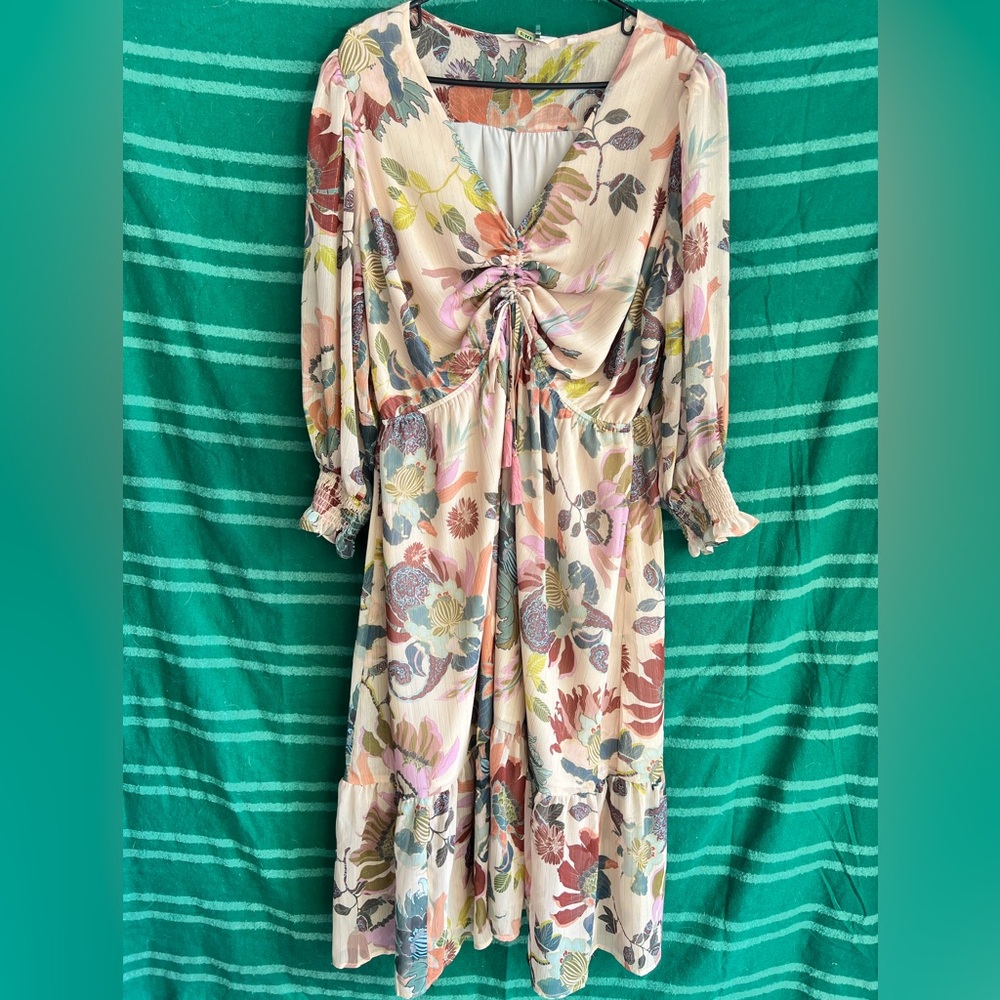 Floral boho dress